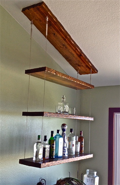 Suspended Shelving - Transitional - Display And Wall ...