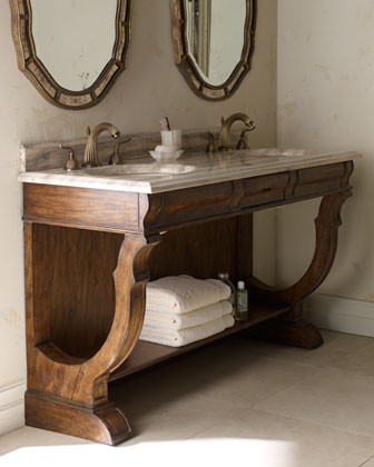 Bathroom Vanities Double Sink on Bathroom Storage And Vanities   Bathroom Vanities And Sink Consoles