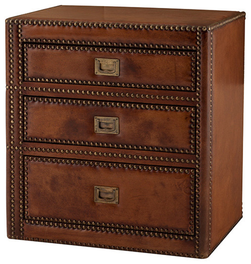 Leather Side Table Flemming Contemporary Side Tables And End Tables