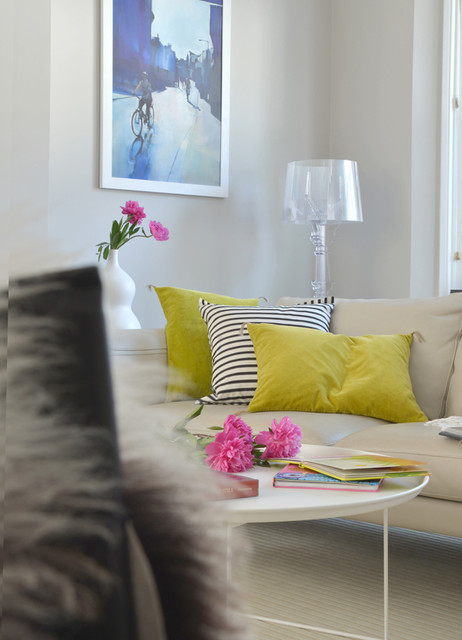 Victorian house in London, Fulham, full refurbishment contemporary living room