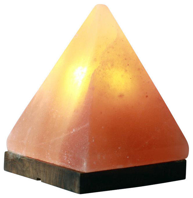 So Light Himalayan Salt Crystal Pyramid Lamp (6-8lbs) - Modern - Table Lamps - by So Well