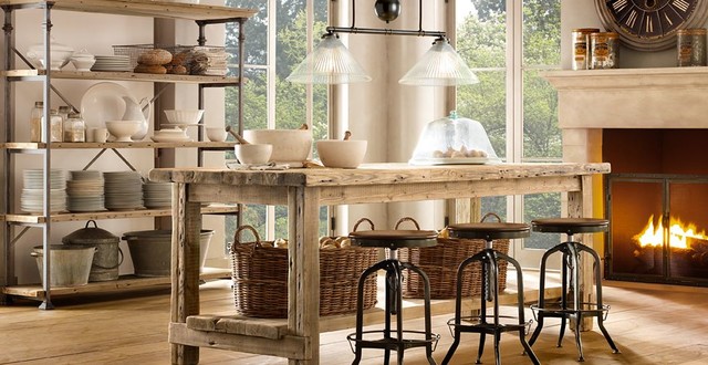 Interior design in Europe contemporary kitchen
