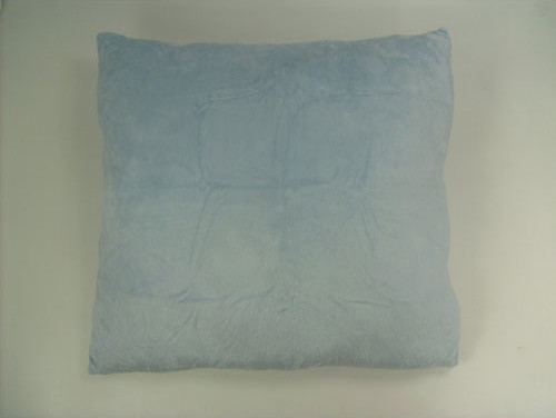 Baby Blue Solid Plush 24-Inch Floor Pillow - Modern - Decorative Pillows