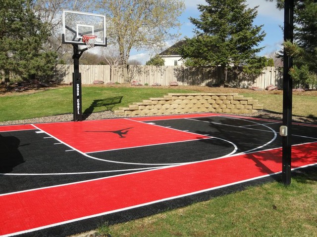 Backyard Landscaping With Basketball Court PDF