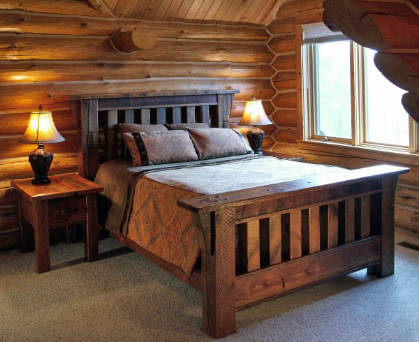 Barnwood Mission Style Bed - Traditional - Beds - other metro - by 