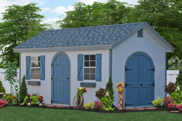 10x20 Wooden Storage Shed in MD - Traditional - Garage And Shed - new ...