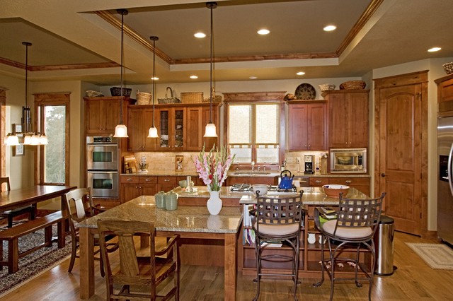 Castle Rock Craftsman Home - traditional - kitchen - denver - by ...