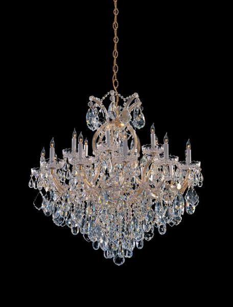 Crystorama 498-OB-CL-SAQ Ornate Cast Brass Chandelier chandeliers