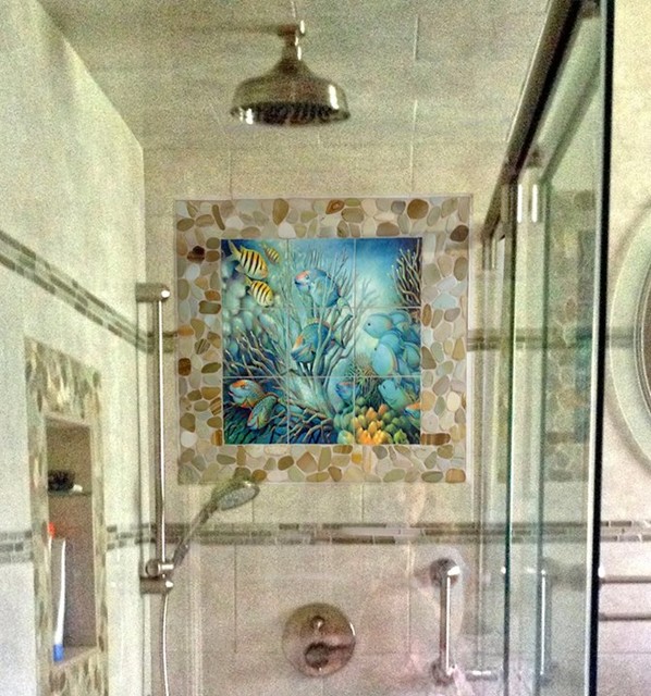 Bathroom Shower Tile Mural