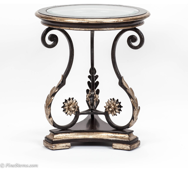 Marge Carson Seville Accent Table Traditional Side Tables And End