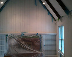 Painting Great Room Wood Paneling! - Houzz