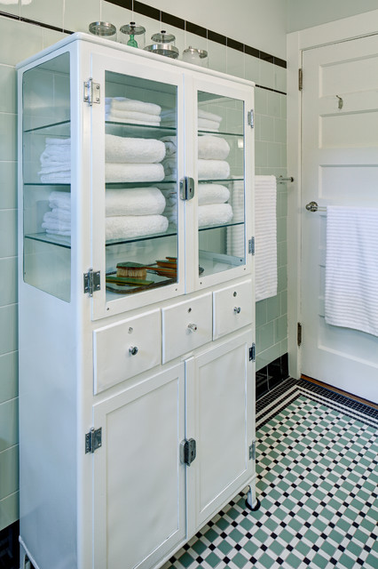 White Apothecary Cabinet Kitchen Design Ideas
