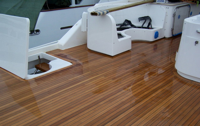 Teak Boat Decking Traditional Hardwood Flooring