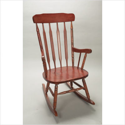 Glider Chairs on Spindle Rocking Chair In Cherry Traditional Rocking Chairs And Gliders