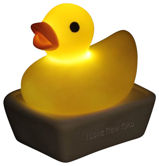 Duck Bath Lights, Yellow Eclectic Kids Bathroom Accessories by Inc.