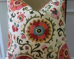 Suzani Pillow Cover mediterranean-pillows