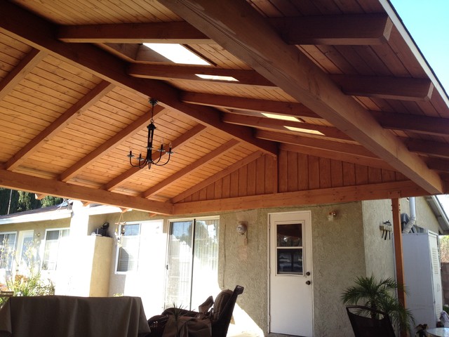 Attached Solid Roof Patio Covers