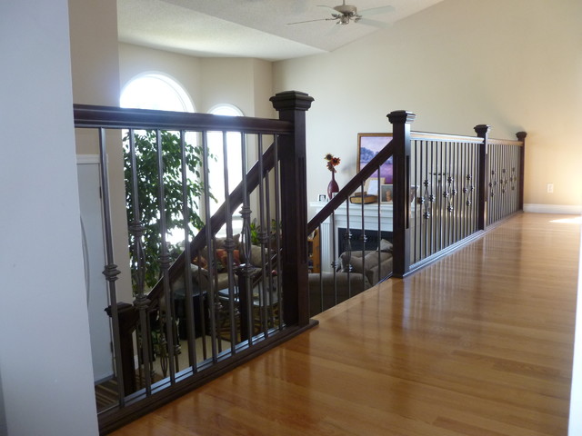 railing in living room