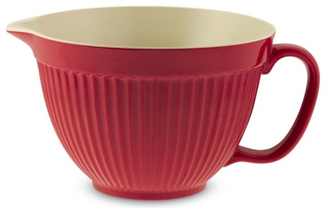 Melamine Large Batter Bowl With Handle - Contemporary - Specialty