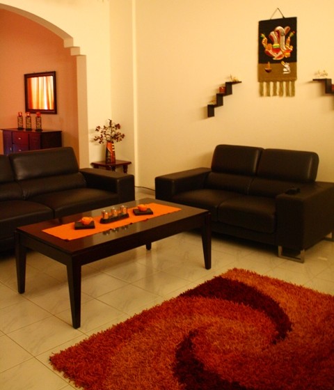 revamping a flat eclectic living room
