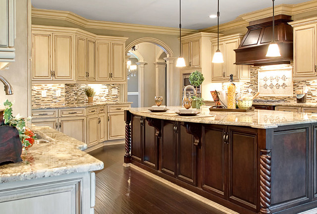 variety - traditional - kitchen cabinets - other metro - by ...