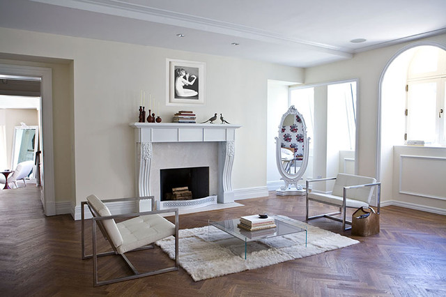 Carhart Mansion contemporary-living-room