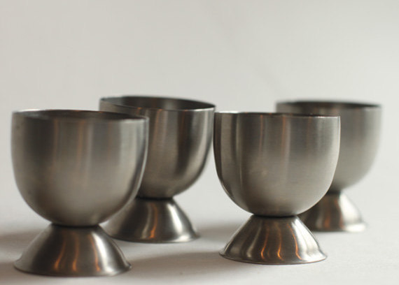 Vintage metal Metal Egg by   cups  Cups vintage   Miscellany Traditional Cups  Millie's  Egg