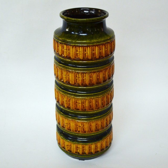 Beautiful MidCentury West German Pottery Vase (26840) Midcentury