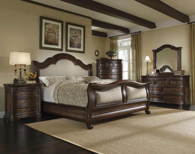 ... Queen Size Bed Bedroom Set - 14339862 - 5SET rustic-bedroom-furniture