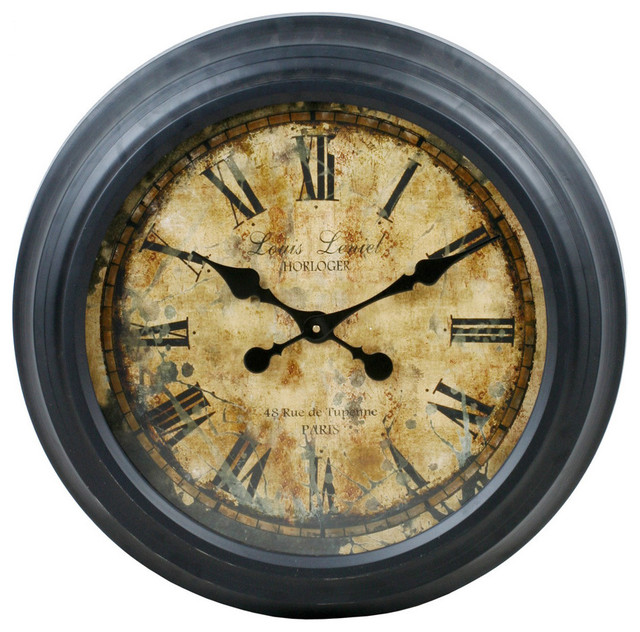 24inch Round Vintage Wall Clock Contemporary Clocks by