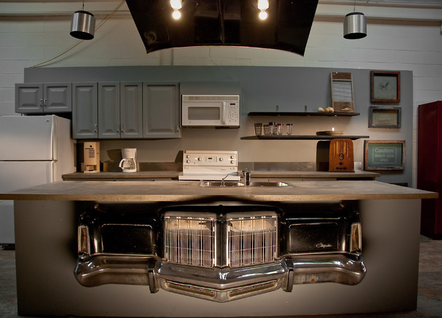 Car-inspired kitchen