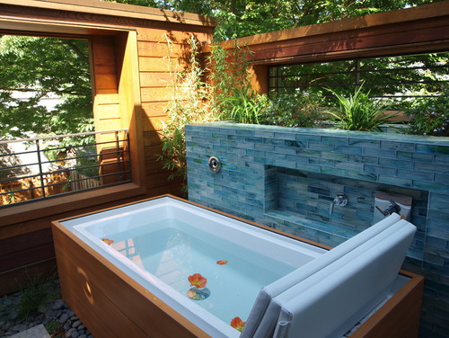 Is this an outdoor jacuzzi tub or a spa? - Houzz