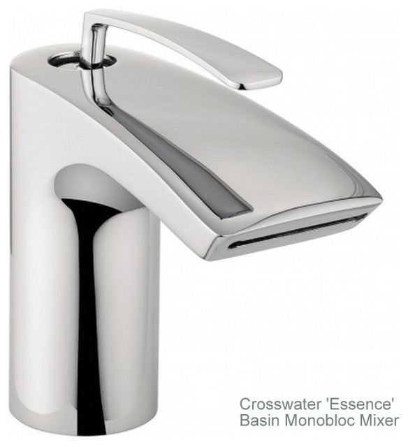 Crosswater Essence Basin Monobloc Contemporary Bathroom Faucets And