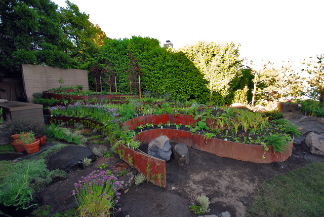 Gardens contemporary landscape