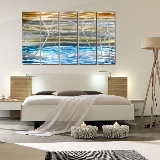 "Island Hideaway" Tropical Décor Metal Wall Art by Jon Allen