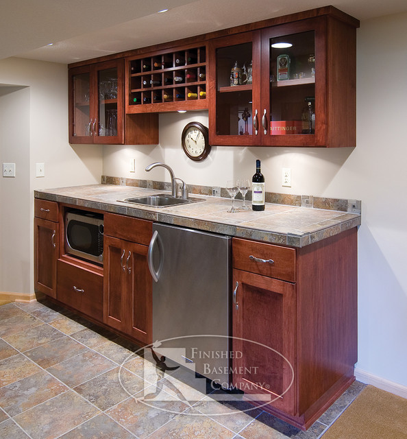 Basement Walk-Up Bar - traditional - basement - minneapolis - by ...