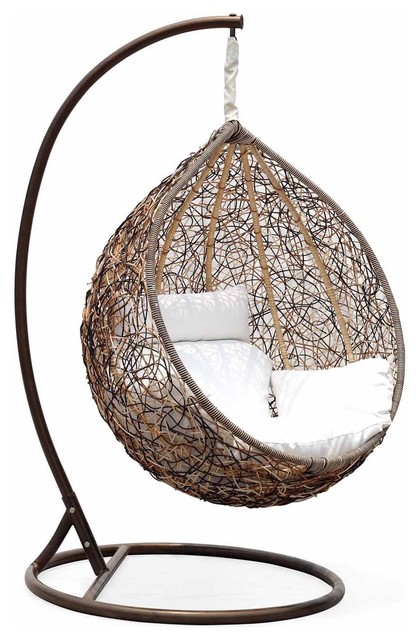 Trully Outdoor Wicker Swing Chair, The Great Hammocks ...