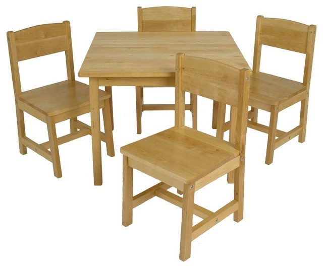 Tino Farmhouse Table W/Chairs by Kidkraft - Modern - Kids ...