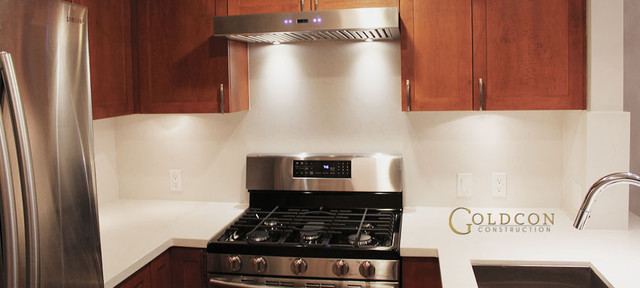 The Portico - Condo - Kitchen + Bathroom Remodel modern kitchen