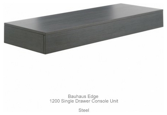 Bauhaus Edge Single Drawer Console Units - contemporary - bathroom ...
