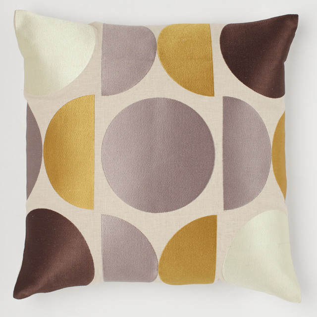Mod Pillow, Buttered Toast - Modern - Decorative Pillows - by Emma At Home