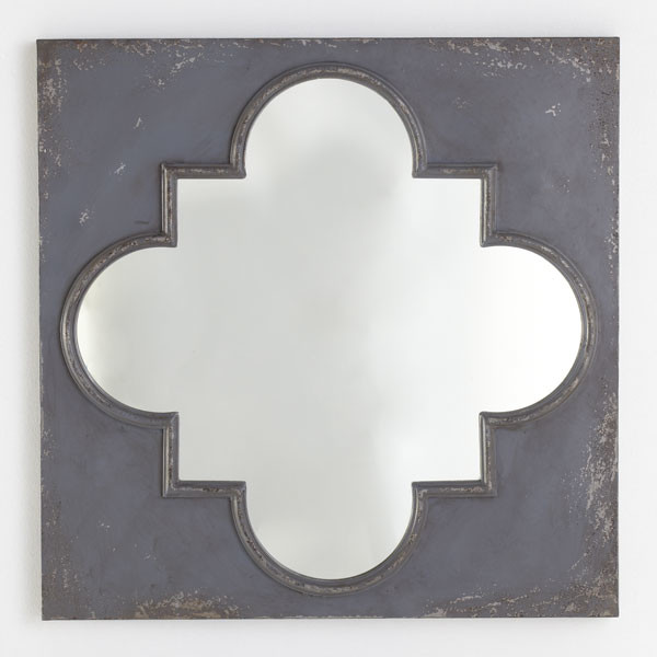 Whitewash Quatrefoil Wood Wall Mirror at Nancy Sheridan blog