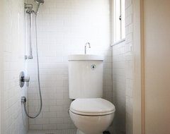Tiny Bath Remodel modern bathroom