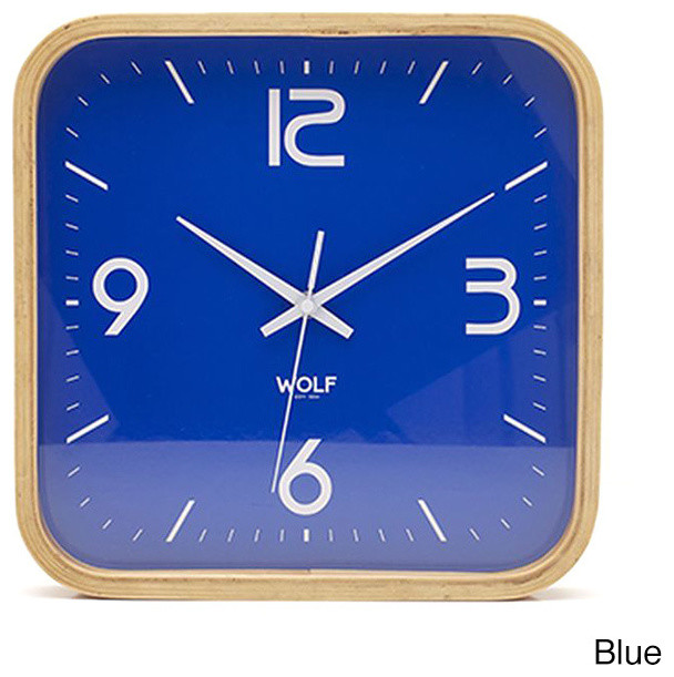 12inch Square Wall Clock Contemporary Clocks by