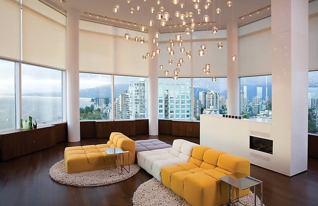 Contemporary and Modern Lighting - Contemporary - Living Room - chicago