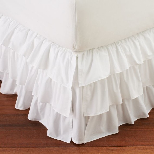 Ruffle Bed Skirt - Bedskirts - other metro - by PBteen