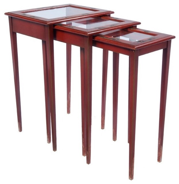 Asian Style Nesting Tables Asian Side Tables And End Tables