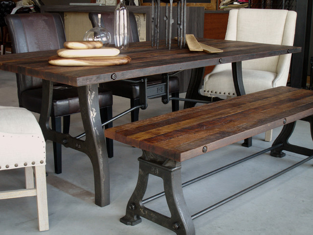 10 industrial wooden kitchen table