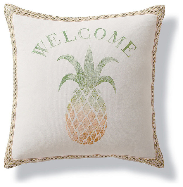 Pineapple Outdoor Pillow - Traditional - Outdoor Cushions And Pillows - by FRONTGATE