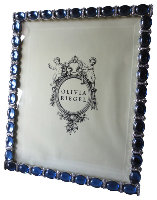 Olivia Riegel Blue Essex Swarovski Crystal Photo Frame 8" x 10